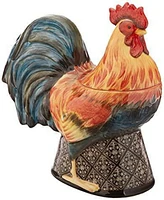 Certified International Gilded Rooster 3-d Cookie Jar