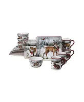 Certified International Winter Forest 16 Piece Dinnerware