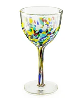 The Wine Savant Recycled Hand Blown Mexican Wine Glasses, Set of 6 8