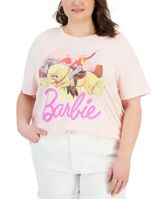 Love Tribe Trendy Plus Western Barbie Graphic T-Shirt