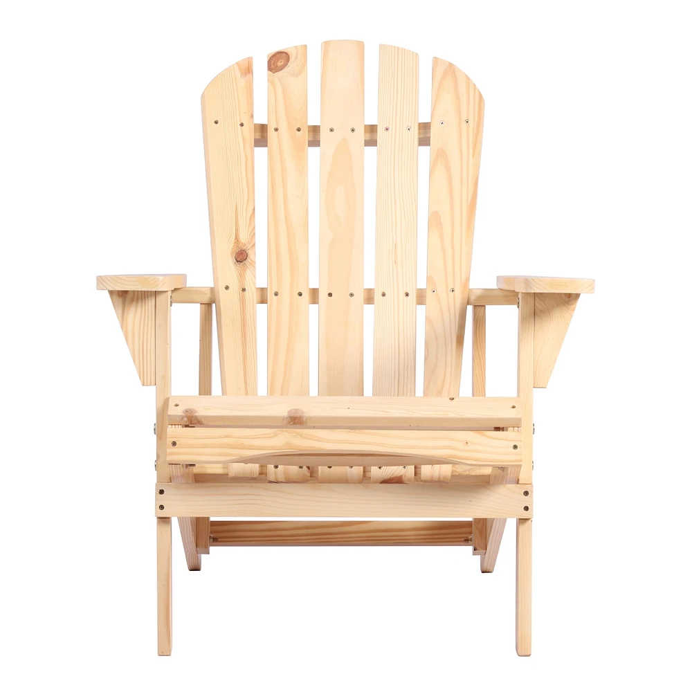 Streamdale Furniture Adirondack Chair Solid Wood Outdoor Patio Furniture For Backyard, Garden, Lawn, Porch