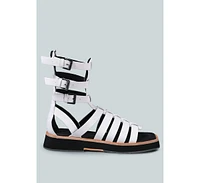 Robbie Womens Gladiator Square Toe Sandal
