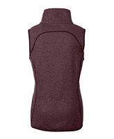 Cutter & Buck Women's Mainsail Sweater Knit Asymmetrical Vest