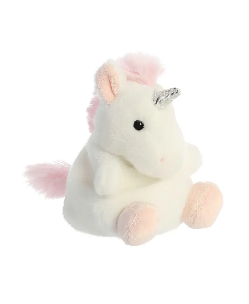 Aurora Mini Sassy Unicorn Palm Pals Adorable Plush Toy White 5"