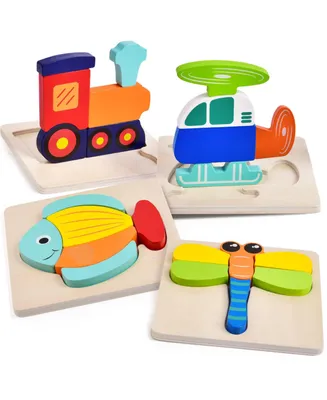 Wooden Puzzles for Toddlers - Assorted Pre
