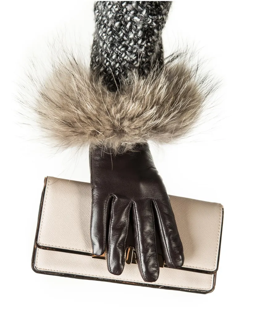 Women's Fur Strength Touchscreen Sheepskin Glove