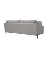 Juliett 80" Fabric with Power Footrest Modern Sofa