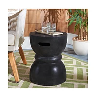 Haruki Concrete Accent Stool