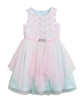 Rare Editions Little Girls Sleeveless 3D Soutache Party Dress