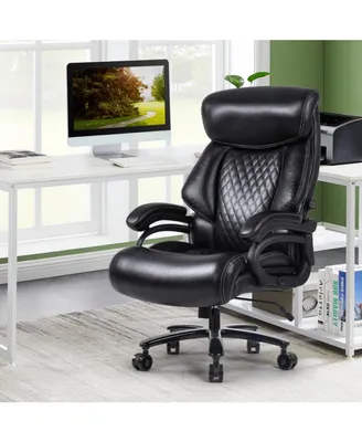 Simplie Fun Office Chair Heavy And Tall Adjustable Executive Big And Tall Office Chair