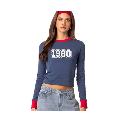 Women's 80s Baby long sleeve t shirt