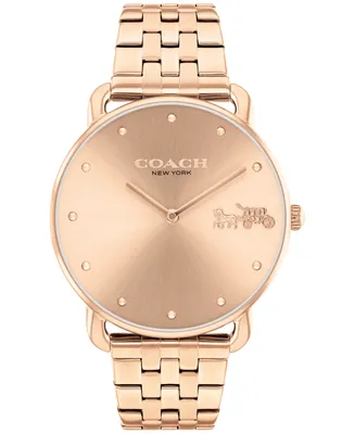 Coach Women's Elliot Rose Gold-Tone Stainless Steel Bracelet Watch 36mm
