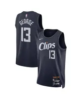 Men's and Women's Nike Paul George Navy La Clippers 2023/24 Swingman Jersey - City Edition