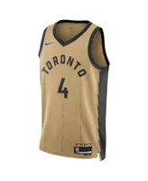 Men's and Women's Nike Scottie Barnes Gold Toronto Raptors 2023/24 Swingman Jersey - City Edition