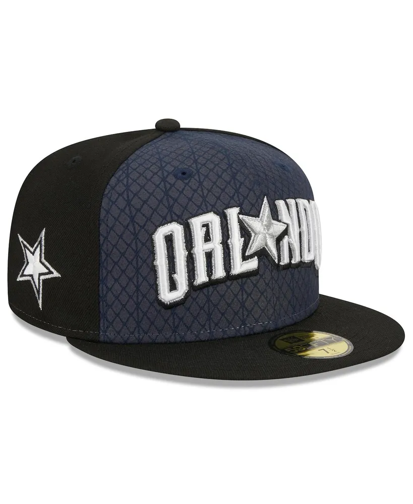 Men's New Era Navy, Black Orlando Magic 2023/24 City Edition 59FIFTY Fitted Hat