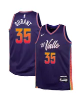 Big Boys Nike Kevin Durant Purple Phoenix Suns 2023/24 Swingman Replica Jersey - City Edition