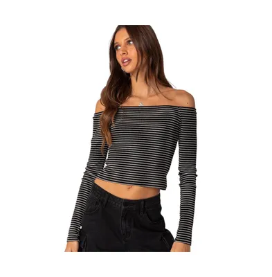 Women's Canary Ribbed Top