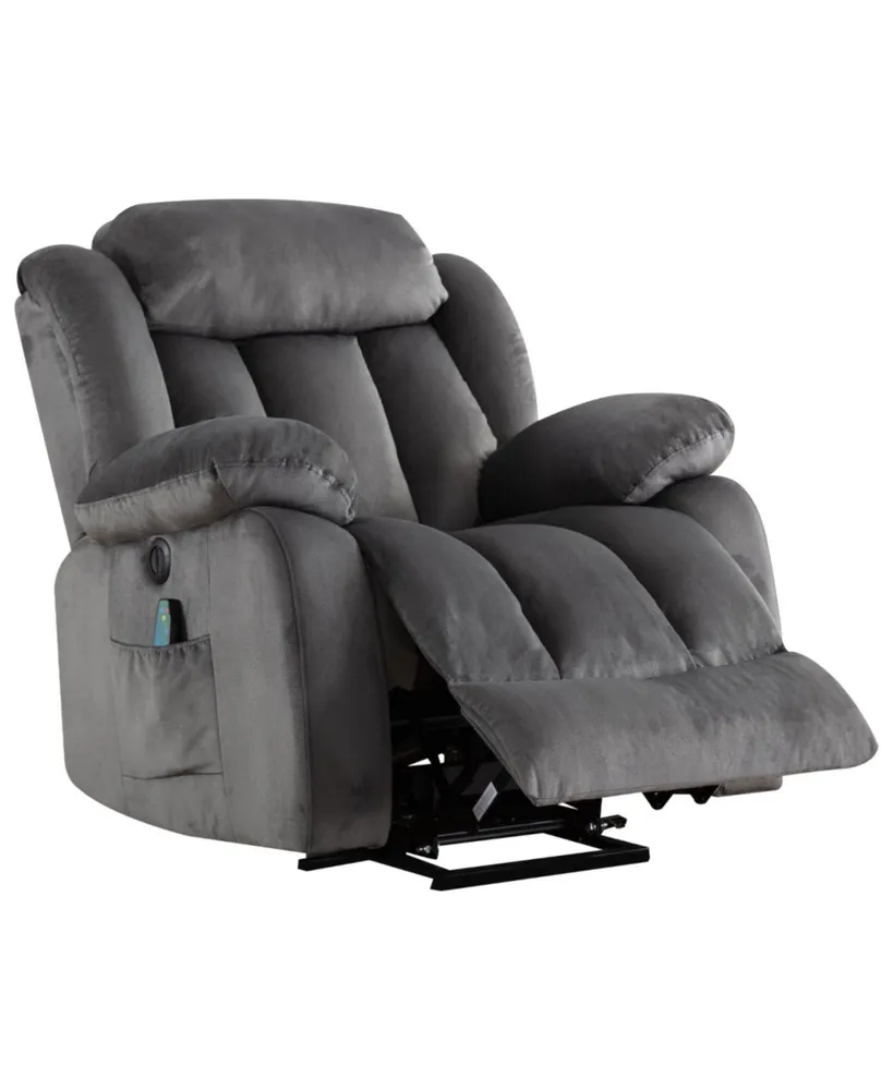 HOMCOM Electric Lift Recliner Massage Chair Vibration, Living Room