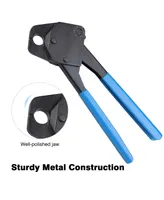 1/2" Pex Crimper Copper Ring Crimping Tool w/ GoNoGo Gauge Clamp Plumping Blue