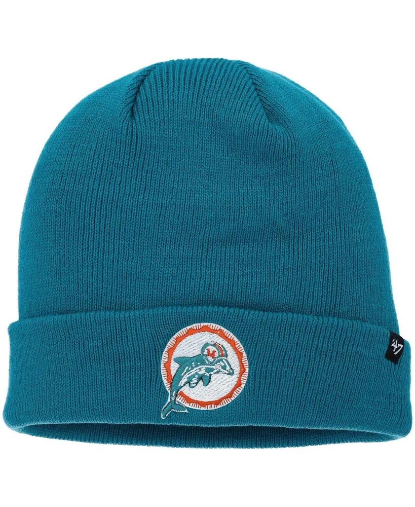 Men's '47 Brand Aqua Miami Dolphins Legacy Cuffed Knit Hat