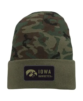 Men's Nike Camo Iowa Hawkeyes Military-Inspired Pack Cuffed Knit Hat