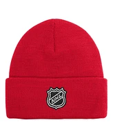 Youth Boys and Girls Detroit Red Wings Red Essential Cuffed Knit Hat