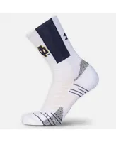 Men's Under Armour White Notre Dame Fighting Irish Playmaker Crew Socks