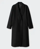 Mango Women's Oversized Wool Coat