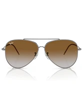 Ray-Ban Unisex Sunglasses, Gradient Aviator Reverse RBR0101