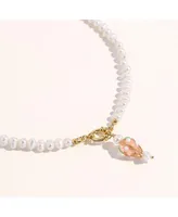 Ichiko Strawberry Pearl Necklace 20" For Women