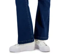 Dollhouse Juniors' Curvy High-Rise Flare-Leg Jeans