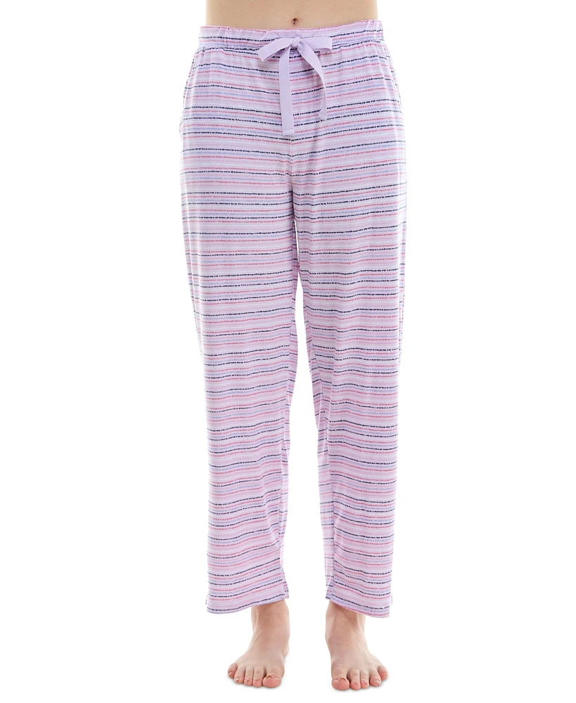 Roudelain Women's Printed Drawstring Pajama Pants