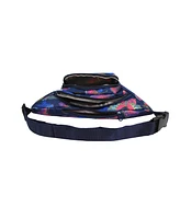 World Traveler Butterfly 14-Inch Fanny Pack Adjustable Crossbody Waist Pack