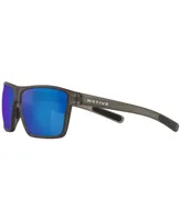 Native Men's Wells Xl Polarized Sunglasses, Mirror Polar XD9023