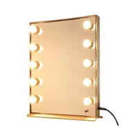 Byootique Lighted Hollywood Vanity Mirror 10pcs Dimmable Led Tabletop Mount Makeup