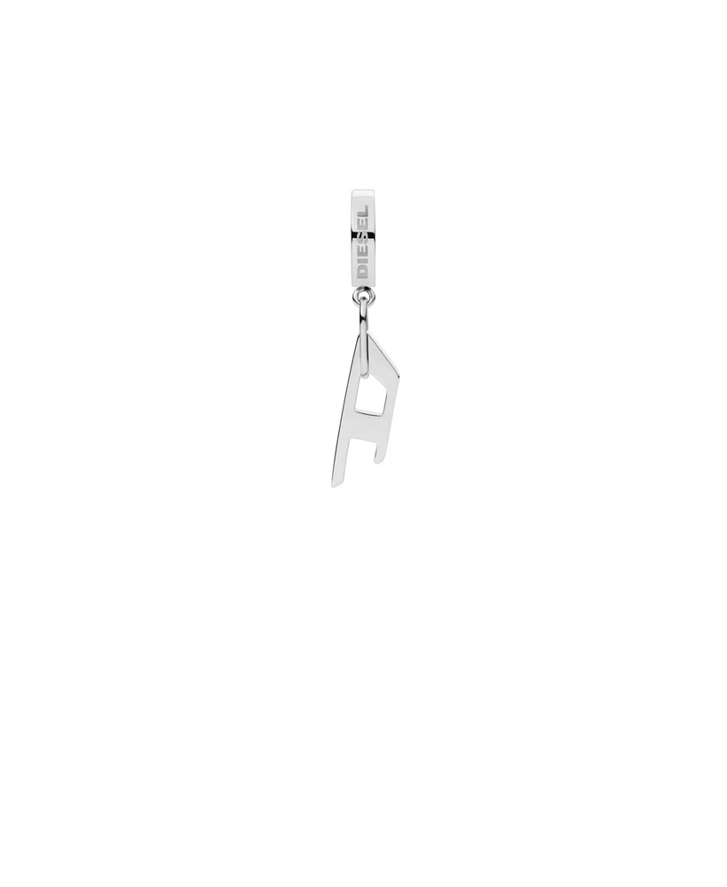 Diesel Men's Stainless Steel Hoop Earring