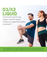 DaVinci Laboratories DaVinci Labs D3/K2 Liquid - Dietary Supplement to Support Bone Health, Calcium Balance and Cardiovascular Function