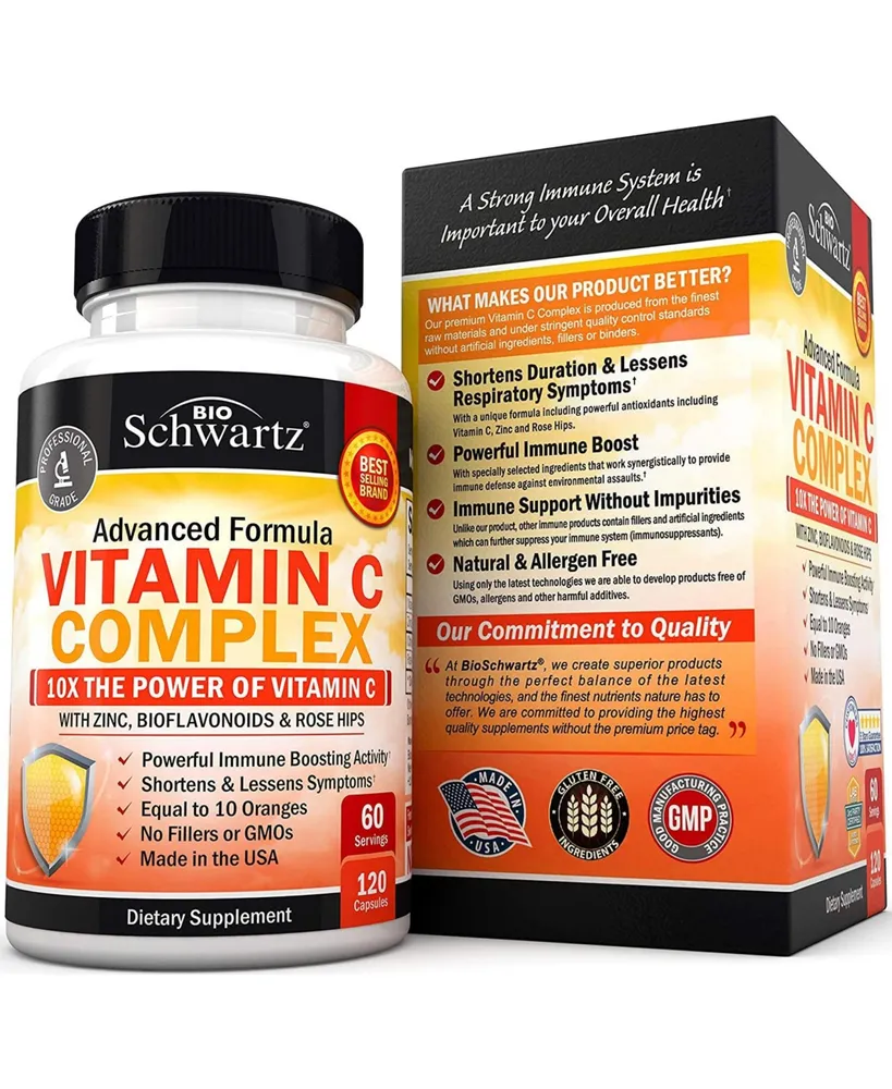 Bioschwartz Vitamin C Complex Capsules, Bioschwartz, 120ct