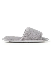 Dearfoams Women's Microfiber Terry Slide Slipper, Online Only