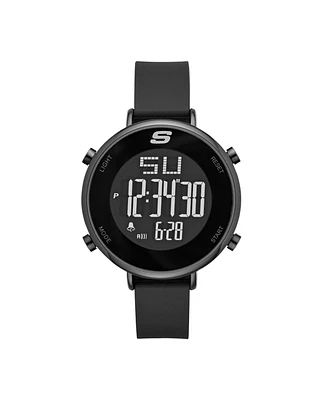 Skechers Magnolia 40MM Digital Chronograph Watch Black