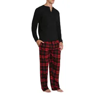 Sleep Hero Men's Flannel Pajama Set