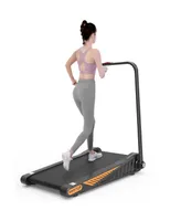 Simplie Fun Under Desk Walking Pad, Treadmill 15% Incline 2.0HP 240 Lbs With Remote Control