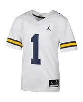 Jordan Big Boys #1 Michigan Wolverines Team Replica Football Jersey