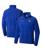 Men's Columbia Royal Golden State Warriors Steens Mountain 2.0 Full-Zip Jacket