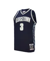 Men's Mitchell & Ness Allen Iverson Navy Georgetown Hoyas 1995-96 Authentic Jersey