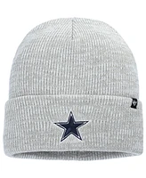 Men's '47 Brand Gray Dallas Cowboys Brain Freeze Cuffed Knit Hat