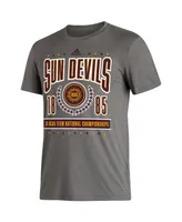 Men's adidas Heathered Charcoal Arizona State Sun Devils 24 Ncaa Team National Championships Reminisce T-shirt