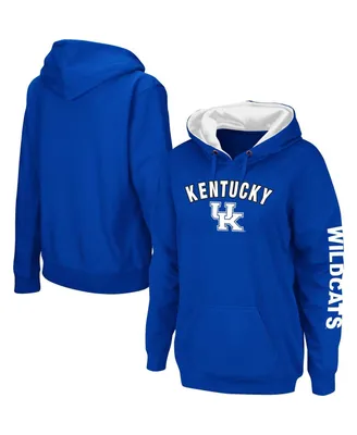 Women's Colosseum Royal Kentucky Wildcats Loud and Proud Pullover Hoodie