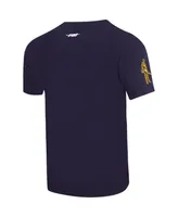 Men's Pro Standard Navy West Virginia Mountaineers Classic Stacked Logo T-shirt