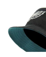 Men's '47 Brand Black Philadelphia Eagles Thick Cord Bucket Hat